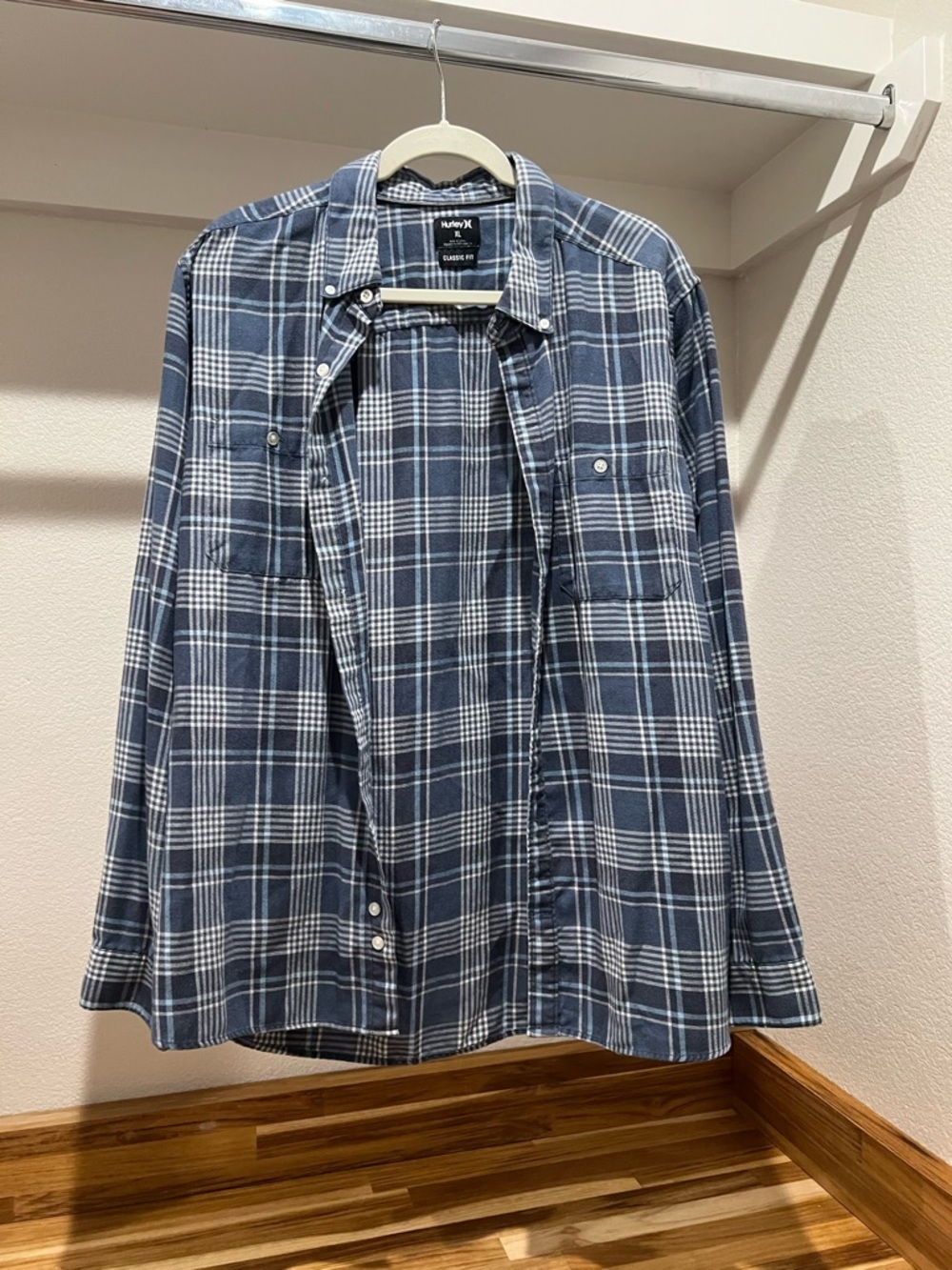 HURLEY Plaid Button-Front Shirt
